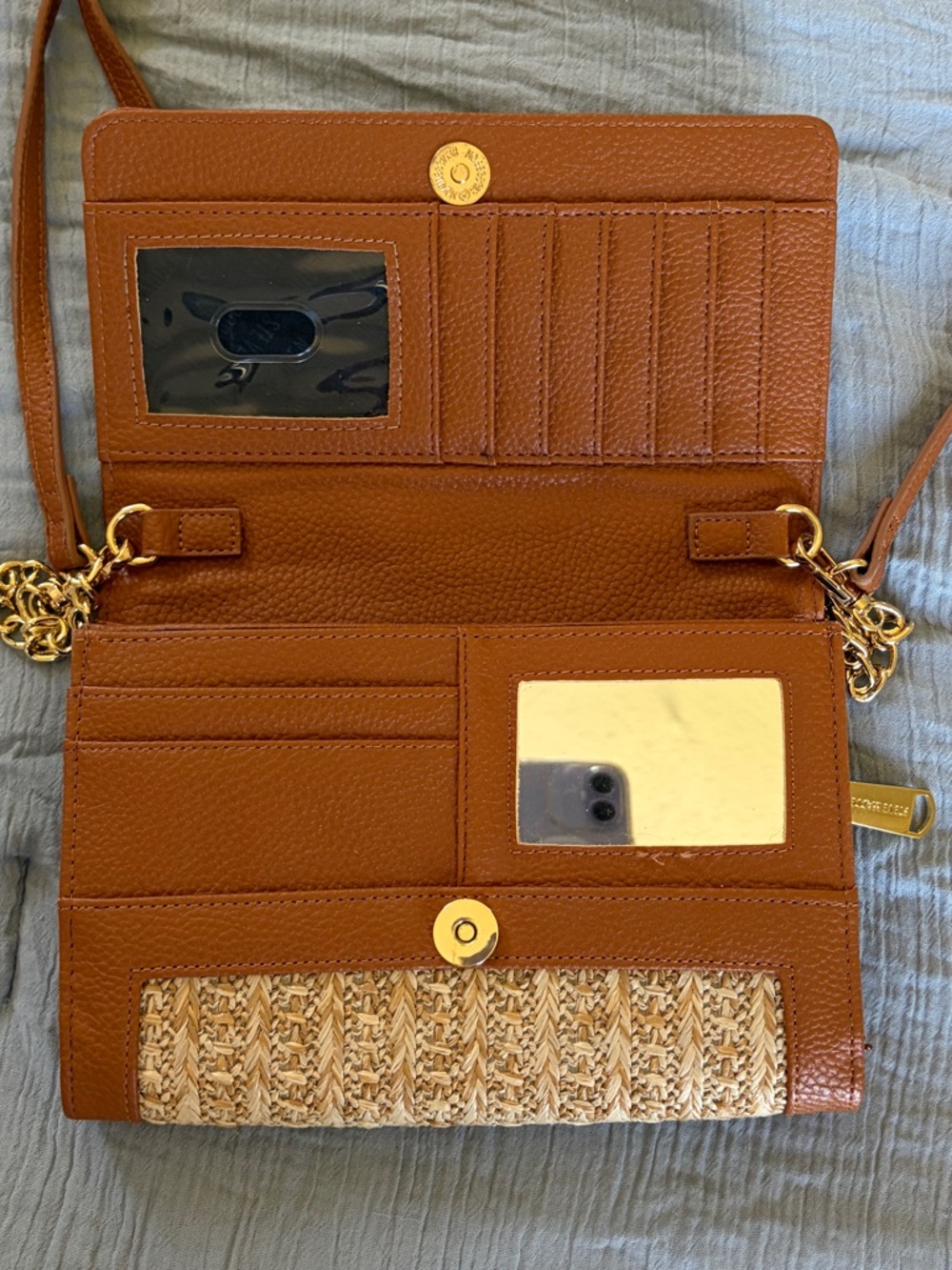 Steve Madden Brown and Ratan Crossbody Shoulder Bag - Picture 4 of 5